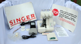 Singer Tiny Serger Overedging Machine TS380A Complete w/Box/Instructions... - £35.15 GBP