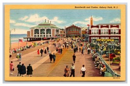 Boardwalk Asbury Park Nuovo Maglia Nj Unp Lino Cartolina V25 - £2.59 GBP