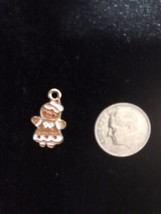 Gingerbread Man Enamel Bangle Pendant charm Necklace Pendant Charm C23 - £9.16 GBP