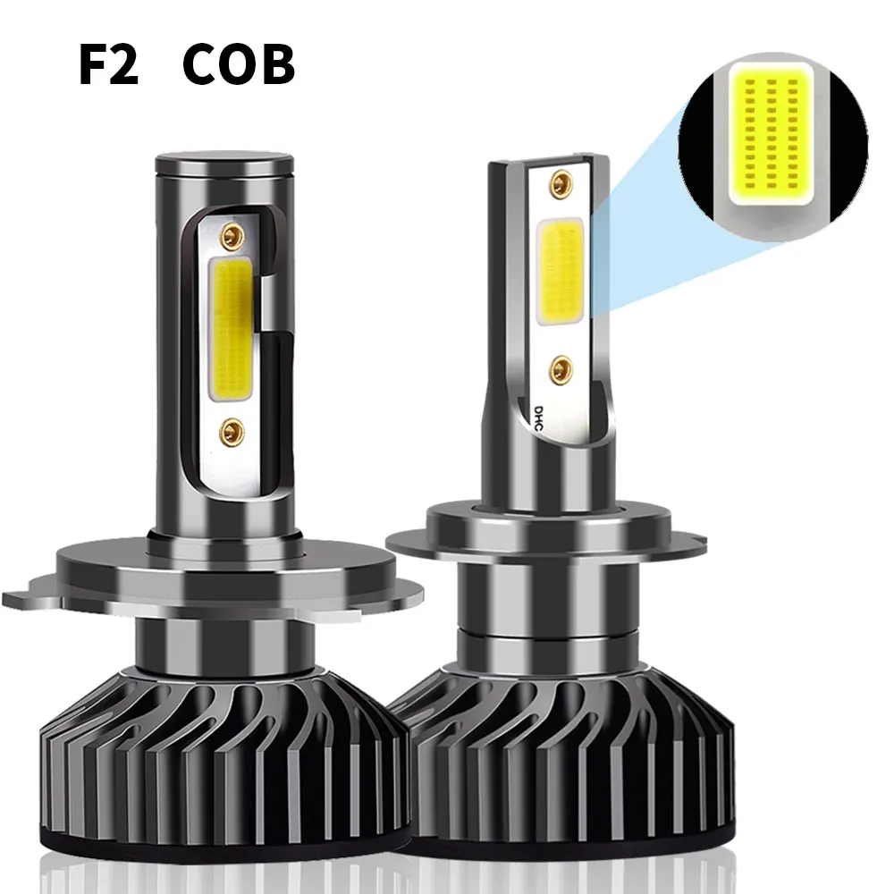 Infitary Led Car Headlights H7 H4 H11 H1 Bulbs For Auto 6500K White Motorcycle L - £146.84 GBP