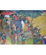 Ethiopian Art: oil painting on canvas - $493.74 CAD