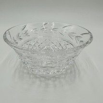 Waterford Crystal Glandore Round Finger Bowl Laurel Leaves Cut Glass 5 i... - $31.50