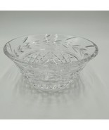 Waterford Crystal Glandore Round Finger Bowl Laurel Leaves Cut Glass 5 i... - $578.82 MXN