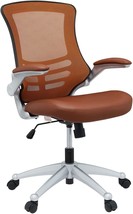 Modern Office Chair In Tan With Mesh And Vinyl From Modway. - £147.79 GBP