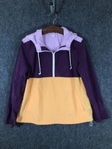 Old Navy Hooded Windbreaker Womens Size Large Multicolor Long Sleeve - £9.41 GBP