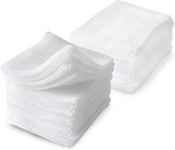 100 Disposable Non-Woven Rayon/Poly Non-Adherent Pads 4x4 4-ply - £12.63 GBP