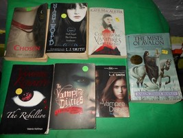 Lot 7 Books Vintage Mystery Fantasy Vampires Smith MacAlister Cast Hoffman - £20.17 GBP