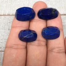 4pcs,10.5g,17mm-20mm High-Grade Natural Oval Facetted Lapis Lazuli Cabochon,CP21 - £13.23 GBP