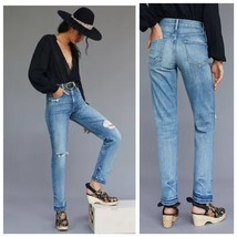 Anthropologie Pilcro The Selvedge Vintage Straight Denim Jeans Size 28 P... - $39.71