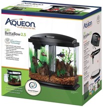Aqueon LED BettaBow 2.5 SmartClean Aquarium Kit Black - 2.5 gallon - $70.28