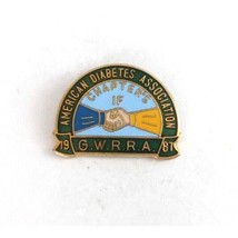 Vintage 1987 American Diabetes Association G.W.R.R.A. Lapel Hat Pin - £6.49 GBP