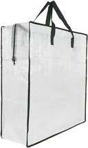 Clear Storage Bags with Zipper and Handles, Blanket Bags 26&quot;L x 8.7&quot;W x ... - $18.71