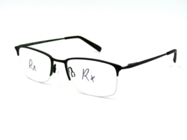 Eddie Bauer EB32050 Titanium Eyeglasses Frame Black 54-20-145 Semi Rimless #245 - £31.24 GBP