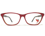 Maui Jim Eyeglasses Frames MJO2114-04 Brown Tortoise Red Cat Eye 53-16-135 - £25.48 GBP
