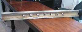 62 1962 Pontiac Star chief rear die cast chrome panel original - $158.40