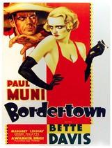 5953 Paul Muni Bordertown Bette Davis Poster.Interior design.Decor Art - £13.05 GBP+