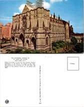 New York(NY) NYC The Cathedral Gothic Church of St. John The Divine VTG Postcard - $9.40