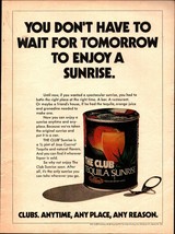 1974 Jose Cuervo The Club Tequila Sunrise - Don&#39;t Have To Wait - Print A... - $24.11