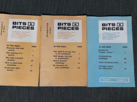 Lot of 3 1975 1976 1977 Bits &amp; Pieces: A Mixture of Horse Sense&amp;Common S... - £13.71 GBP