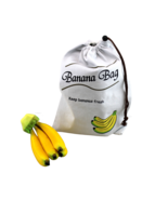 Banana Storage Drawstring Bag With Side Zipper Keeps Them Fresher Longer - $8.90