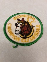 Budweiser Champion Clydesdale Beer Collectible Vintage Used Patch 3&quot; - $19.60