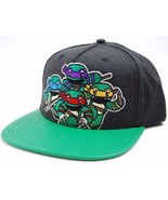 Nickelodeon Teenage Mutant Ninja Turtles Attack Textured Bill Snapback C... - £16.37 GBP