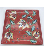 Vtg Gail Pittman Southern Living At Home Serving Tray Large Red Golden L... - $38.38 CAD