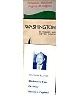 Washington D.C. 1940&#39;s map &amp; Broshures. - €4,22 EUR