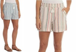 Briggs Ladies&#39; Linen Blend Pull-On Shorts - £13.61 GBP