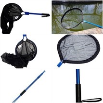 Heavy Duty Koi Handling Kit, Pan Net, Koi Sock, Telescopic Pole &amp; 15 Inc... - $144.49