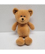 Steven Smith Smiling Brown Bear Sewn Black Eyes 7.5&quot; Plush - $19.70