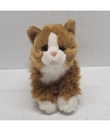 Vintage Animal Alley Cat 9&quot; Plush Orange Tabby Kitten Realistic Toys R U... - $24.22 CAD