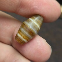 Ancient Agate Yemeni Suleimani Natural Pattern Agate Bead SEP_11 - $786.88 MXN