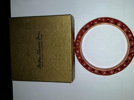Vintage Red Bangle Made in India from India House Inc San Juan Puerto Rico - £19.75 GBP