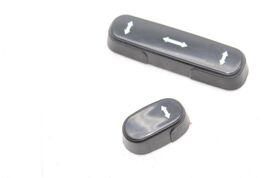 05-08 ACURA RL SEAT ADJUSTMENT SWITCH KNOBS BLACK SET OF 2 E6339 image 2