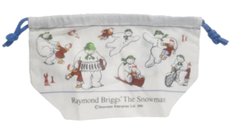 The Snowman Lunch Pouch SONY PLAZA 1990 Old Super Rare - £36.09 GBP