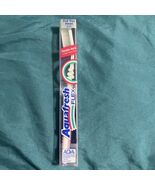 Aquafresh FLEX Toothbrush Full Size SOFT In Clear Hard Plastic Case NOS ... - $16.82