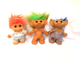 Russ &amp; Uneeda Collectible TROLL Dolls Lot Of 3 - €10,61 EUR