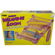 VINTAGE 1994 TYCO DELUXE WEAVING LOOM KIDS CRAFTS NEW SEALED IN BOX - $33.25