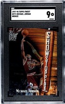 Michael Jordan 1997-98 Topps Finest Bronze Card #271- SGC Graded 9 MT (Chicago B - £54.25 GBP