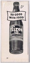 Vintage Print Ad Hires Root Beer So Good 1950s 3&quot; x 7&quot; - £2.80 GBP