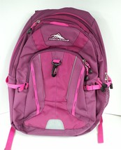 High Sierra RipRap Lifestyle Pink &amp; Purple Laptop Tablet H2O Bottle Back... - £15.17 GBP