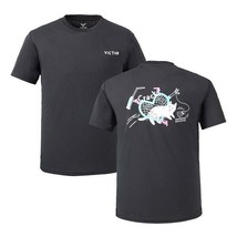 Victor 25S/S Unisex Badminton T-shirts Sports Casual Tee AsiaFit V251RT-... - $44.97