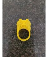 VTG Retro 1970&#39;s Gumball Machine Toy Monster Ring Plastic Gargoyle Yellow - $14.01