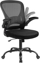 Black Height Adjustable Home Office Desk Chairs, Youhauchair Mesh Office Chair, - £126.62 GBP