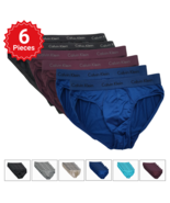 6 Pcs Calvin Klein Mens Brief Microfiber Stretch Hip CK U8720 Men&#39;s Unde... - $64.99