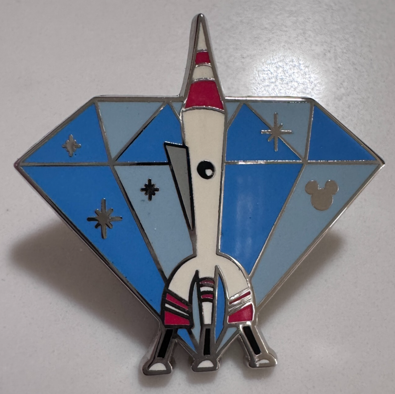 Disney Rocket to the Moon Diamond Attractions DLR 2015 Pin 112219 - $11.83