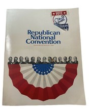 1968 RNC Program Miami Beach with Paper Nixon Banner Republican Conserva... - $98.01
