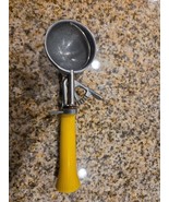 Vintage Bonny Products Mechanical Ice Cream Scoop Yellow Handle NY USA - $145.58 MXN