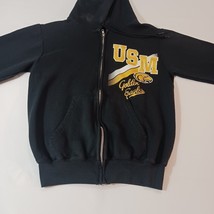 Champion USM GOLDEN EAGLES Men's Black Cotton Blend Full Zip Jacket Size XS image 11